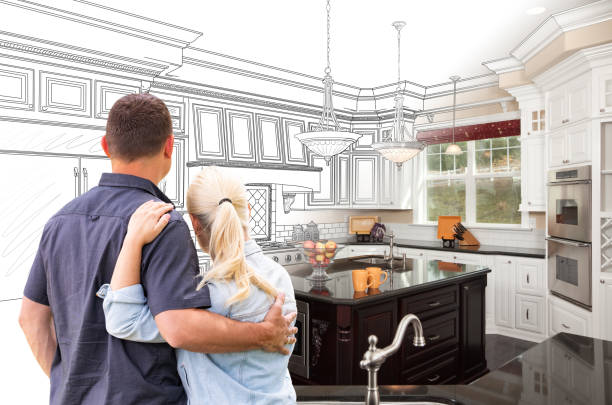 Professional Kitchen Island Installation technician working in Hanover, MD